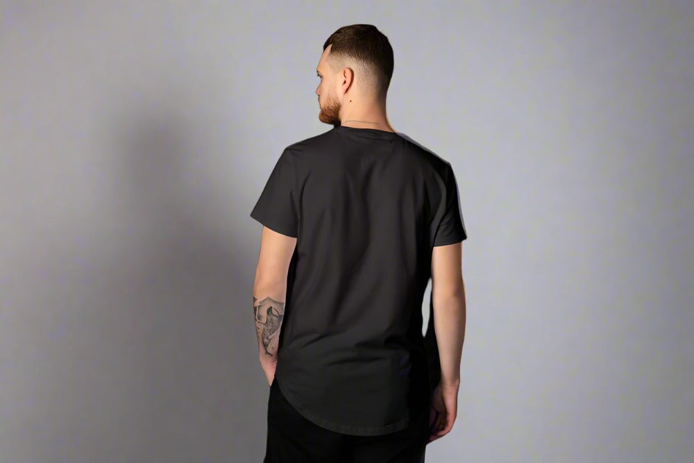 Men Round Neck Half Sleeves T-Shirt with Motivation Quote Print
