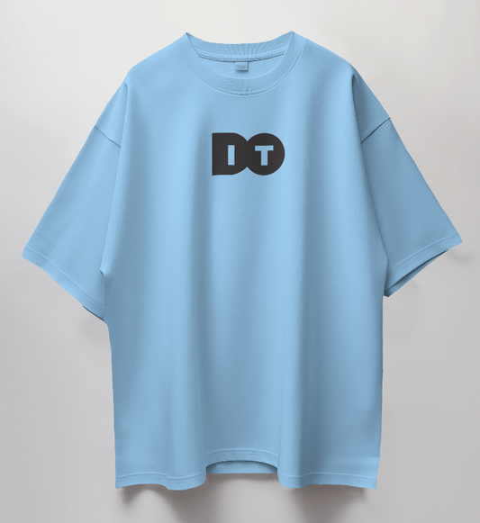Round Neck Oversized Unisex Half Sleeves T-Shirt with DoIt Print