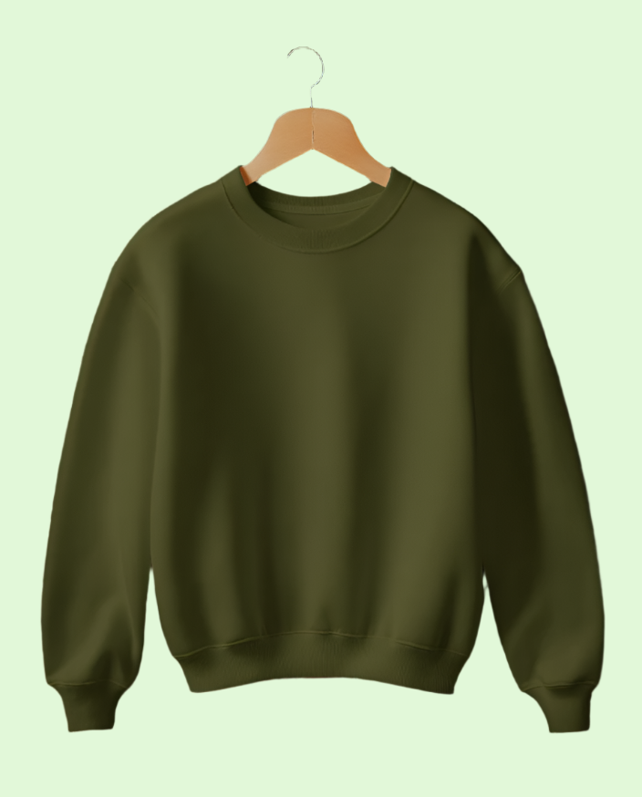 Unisex Classic Sweatshirt - Olive Green