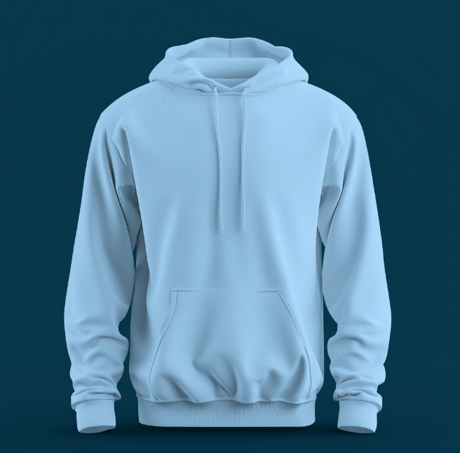 Unisex Classic Hooded Sweatshirt - Baby Blue