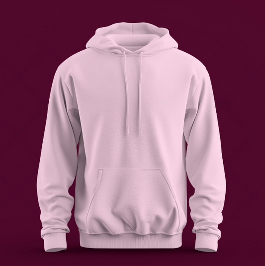 Unisex Classic Hooded Sweatshirt - Baby Pink