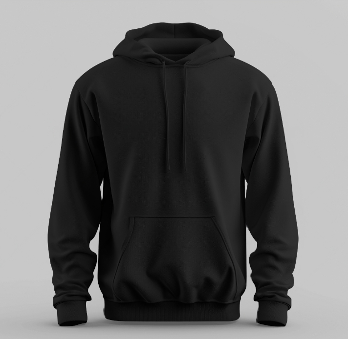 Unisex Classic Hooded Sweatshirt - Black