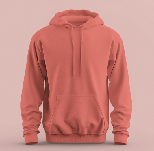 Unisex Classic Hooded Sweatshirt - Coral