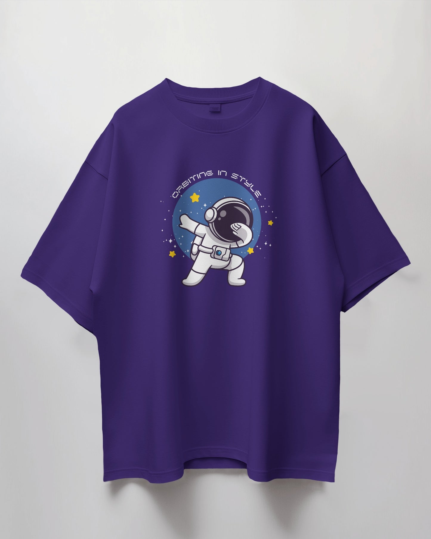 Oversized Unisex T-Shirt with Galaxy Swag Print