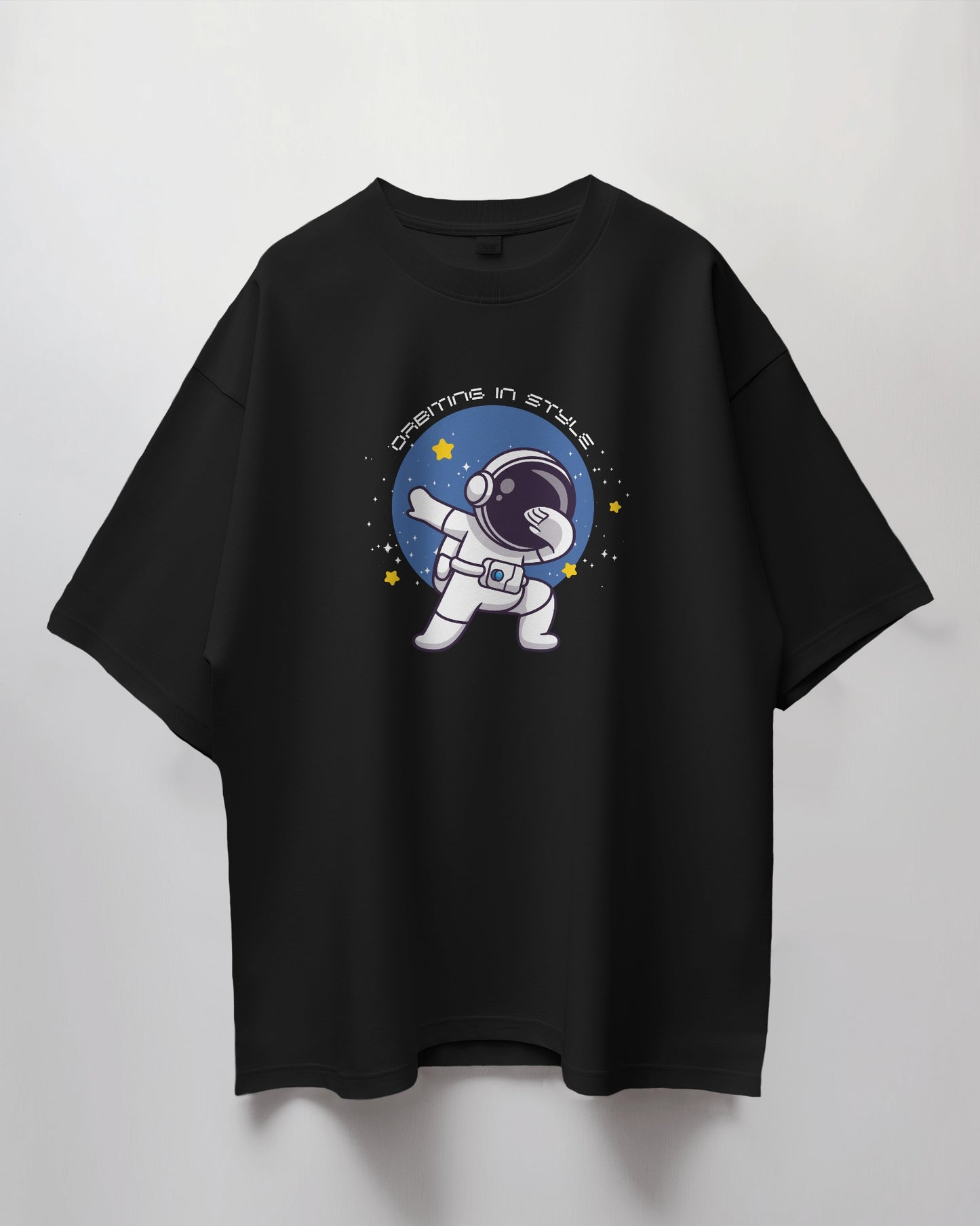 Oversized Unisex T-Shirt with Galaxy Swag Print