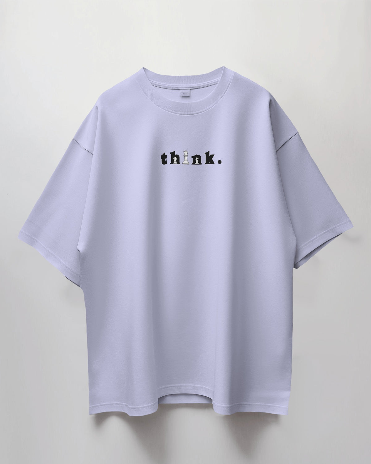 Oversized Unisex T-Shirt with Chess Mindset Print