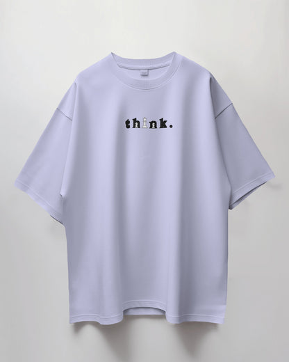 Oversized Unisex T-Shirt with Chess Mindset Print