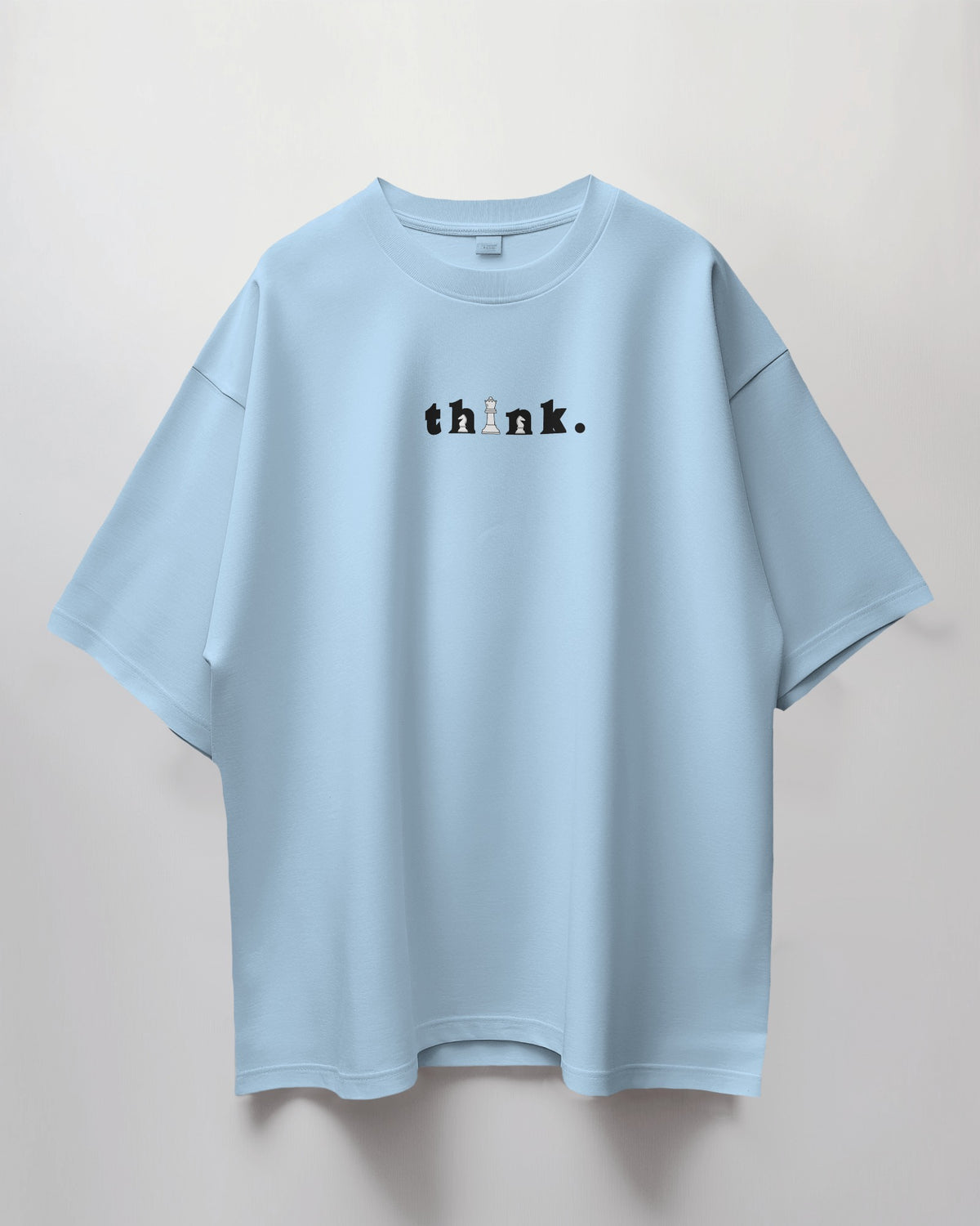 Oversized Unisex T-Shirt with Chess Mindset Print