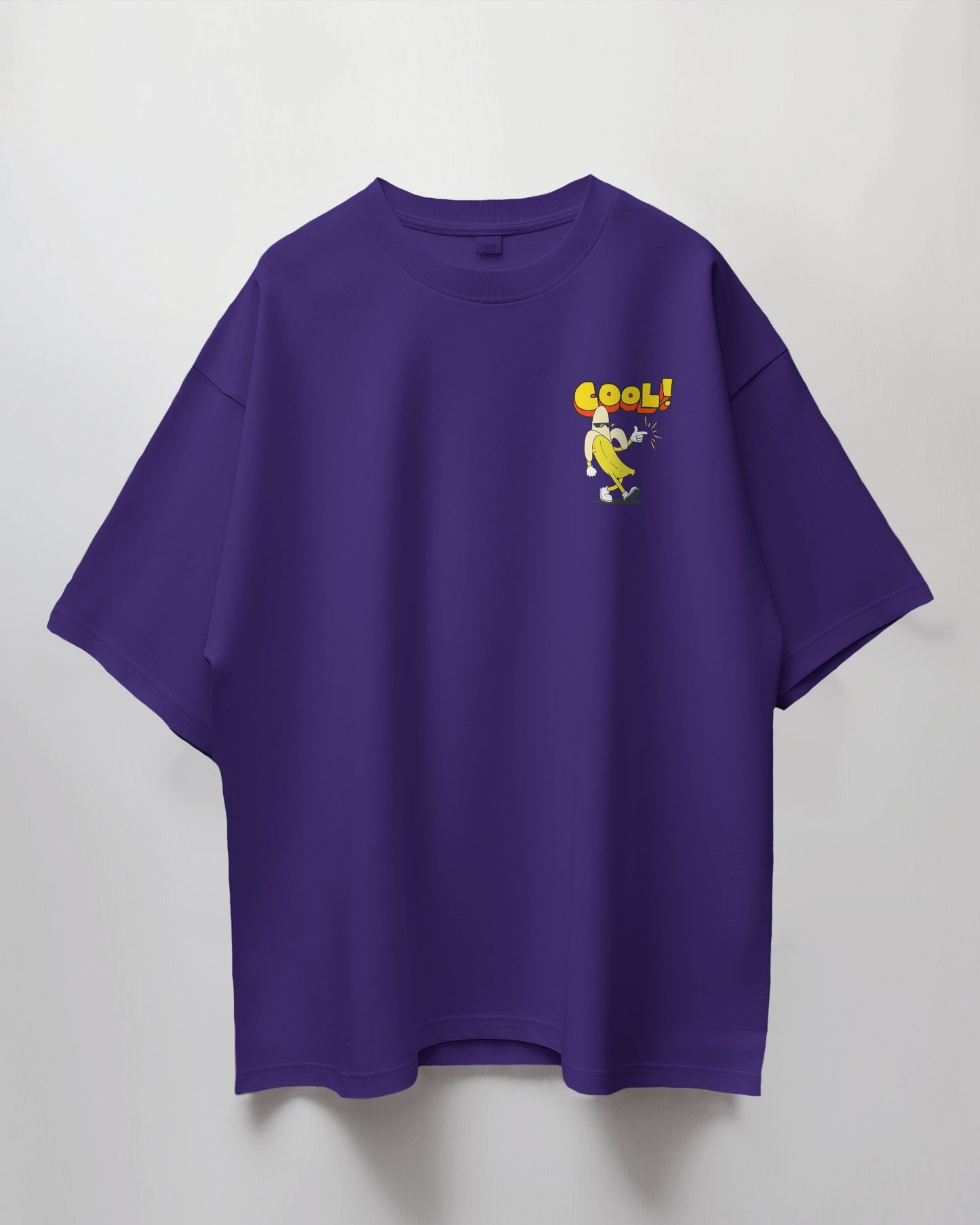 Oversized Unisex T-Shirt with Chill Banana Print