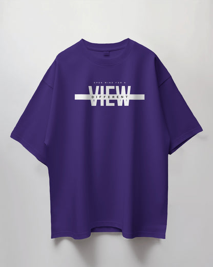 Oversized Unisex T-Shirt with Different View Print