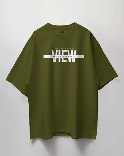 Oversized Unisex T-Shirt with Different View Print