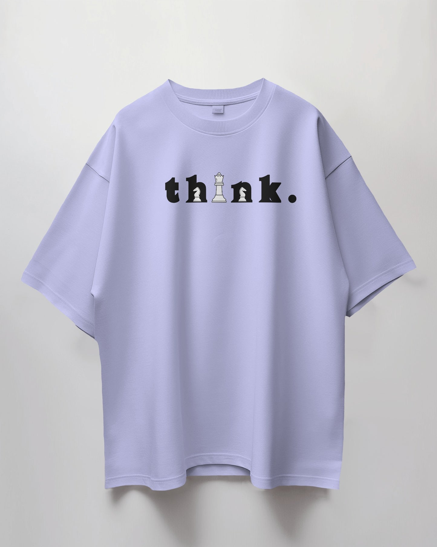 Oversized Unisex T-Shirt with Chess Mindset Print