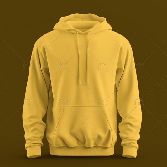 Unisex Classic Hooded Sweatshirt - Mustard Yellow